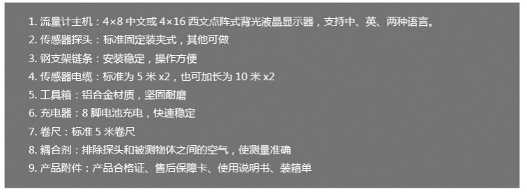 手持式<a href='http://www.tsdhkj.cn/Product/8342903020.html' target='_blank'>超声波流量计</a>TUF