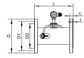 双声道插入式流量计传感器