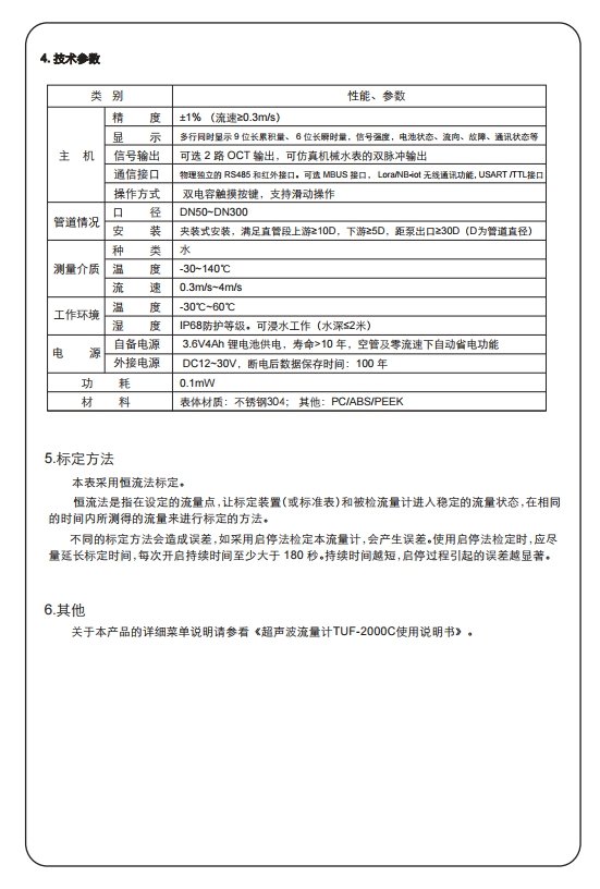 双声道插入式流量计传感器